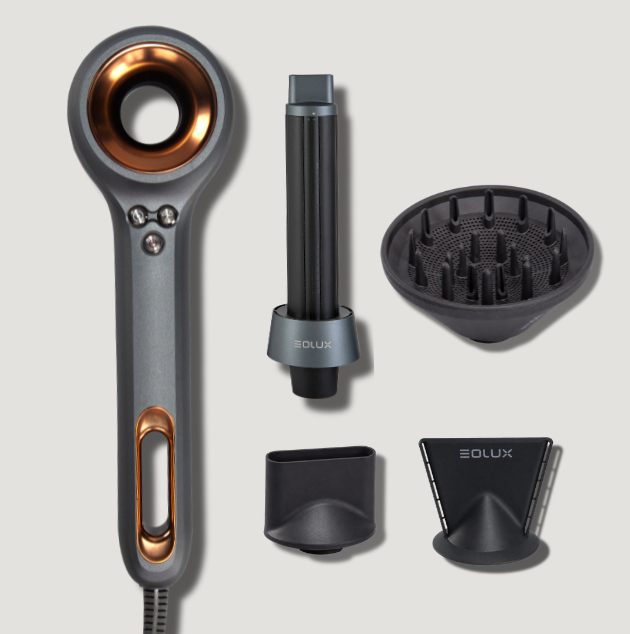 EOLUX Multi‑Styler Iónico — Colección Bronce