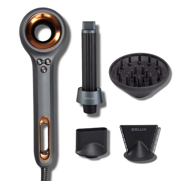 EOLUX Multi‑Styler Iónico — Colección Bronce