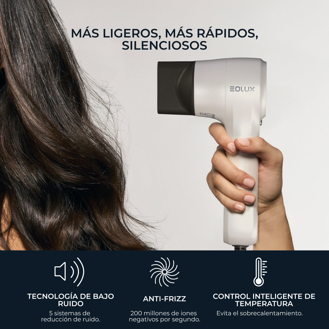 Secador de Pelo Iónico EX01 en Perla