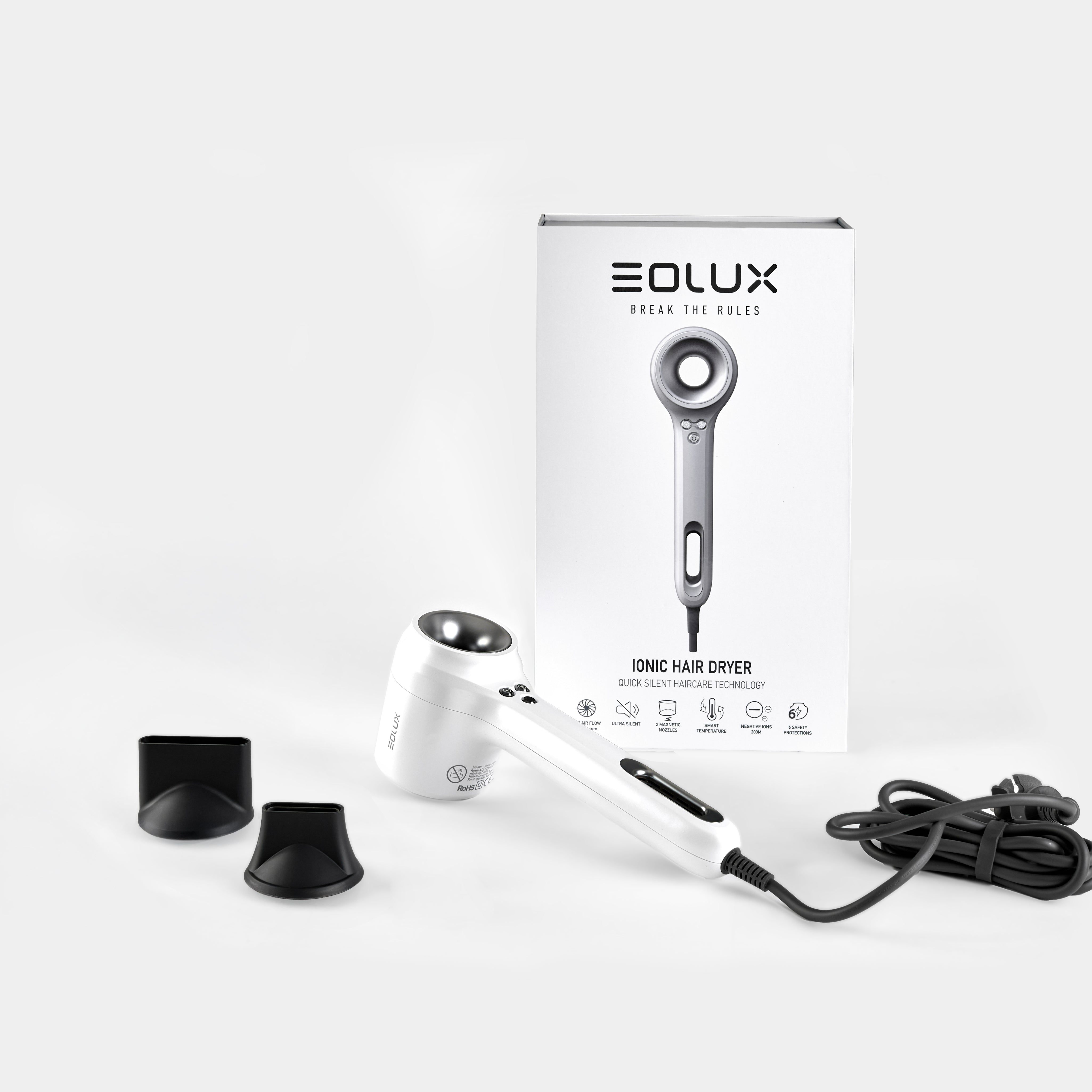 Secador de Pelo Iónico EX02 en Perla