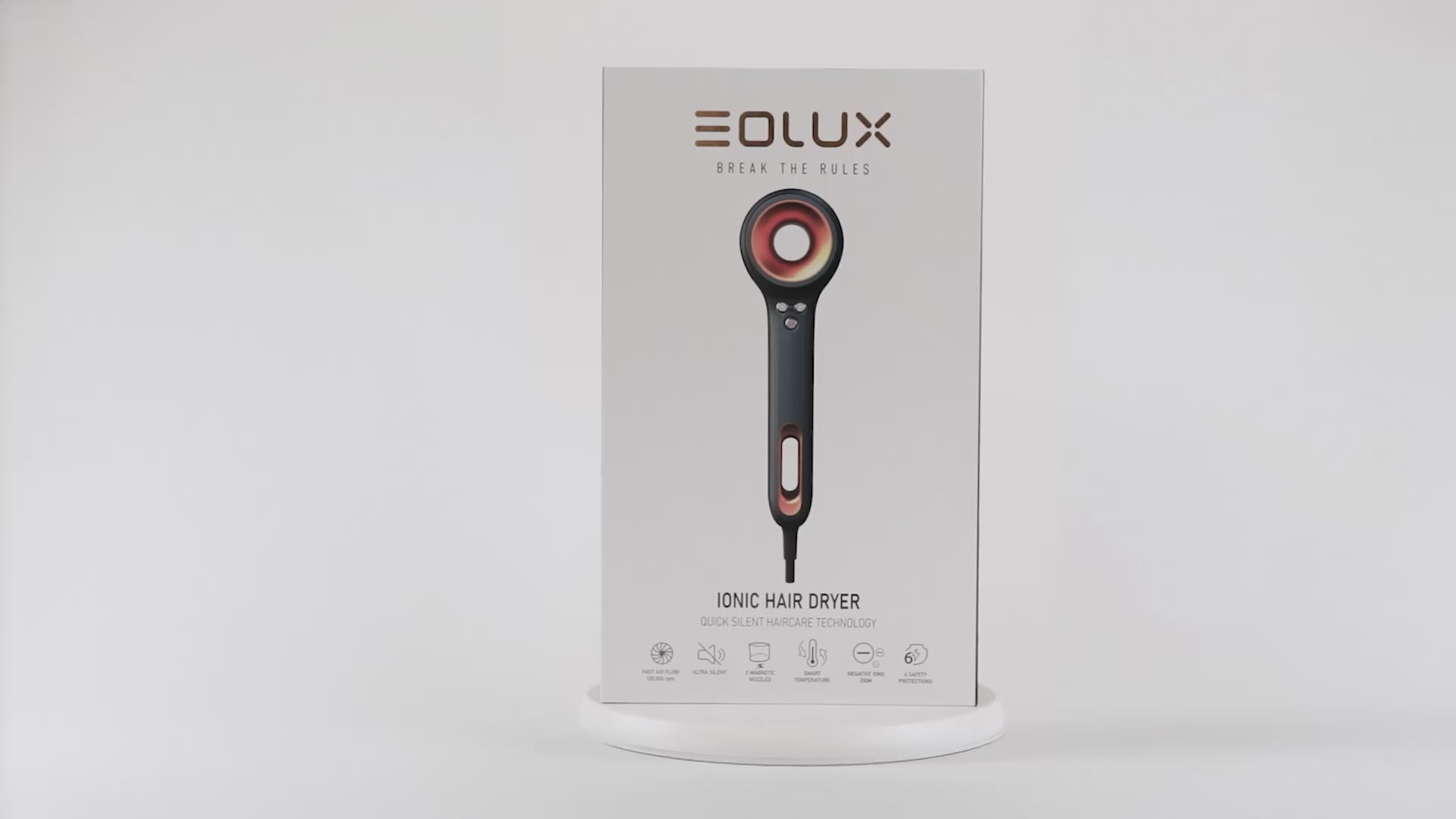 Secador de Pelo Iónico EX02 en Bronce